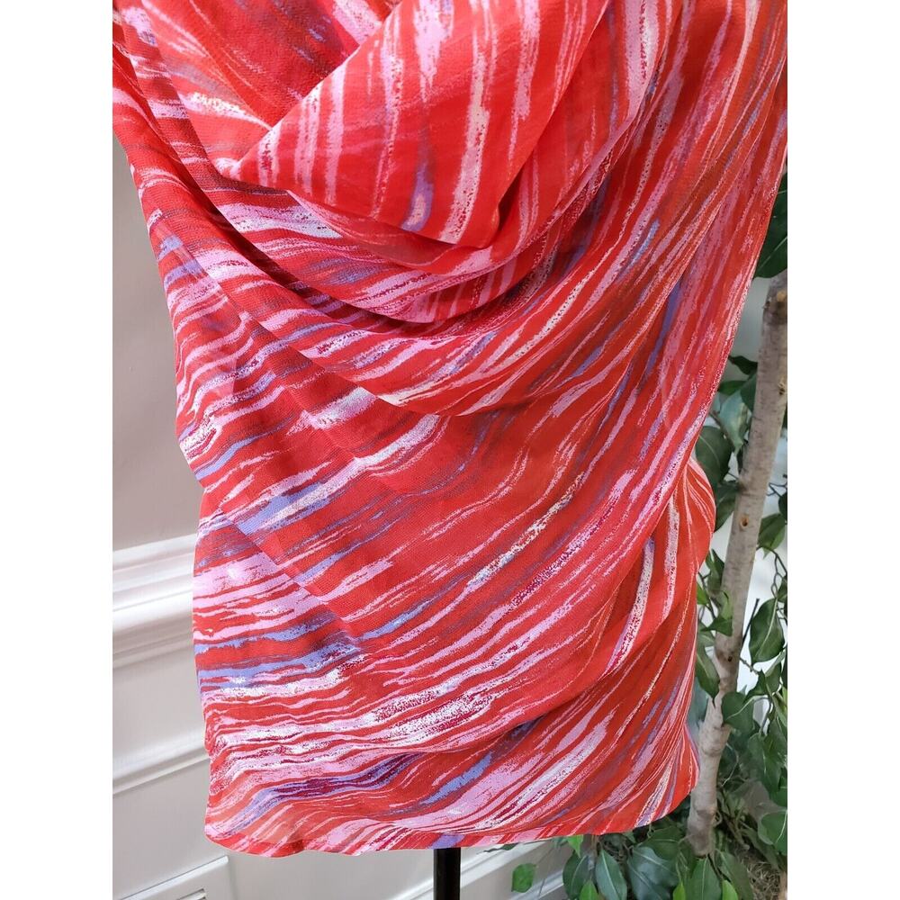 New Directions Women's Multicolor Tie Dye V-Neck Sleeveless Top Blouse Size XL - Picture 3 of 10